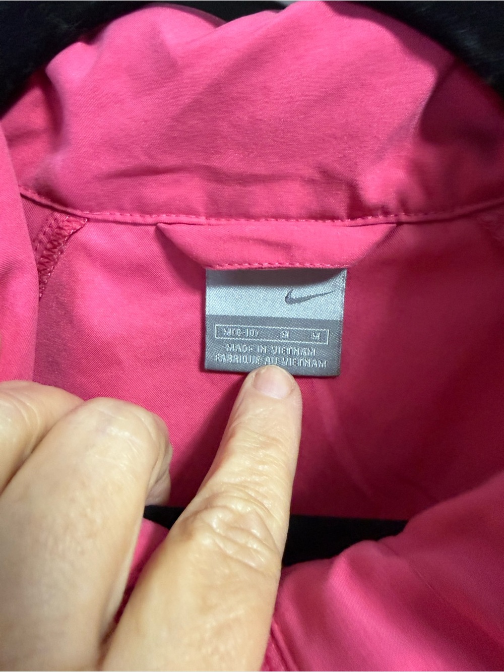 Nike Pink Lightweight Full Zip Running Jacket Size M - Picture 3 of 9